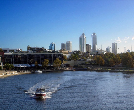 surf počas jazykového pobytu v Austrálii, Perth