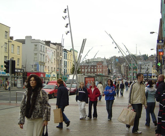 kis séta Cork utcáin az angol lecke után
