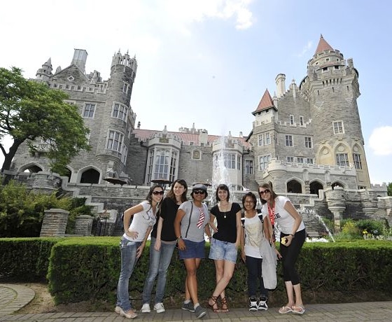 návšteva zámku Casa Loma, Toronto